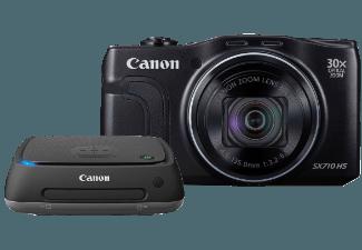 CANON PowerShot SX710 HS   CS100 Connect Station  Schwarz (20.3 Megapixel, 30x opt. Zoom, 7.5 cm TFT LCD, WLAN)