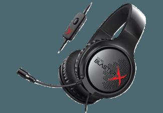 CREATIVE Sound BlasterX H3 Gaming Headset Schwarz, Rot, CREATIVE, Sound, BlasterX, H3, Gaming, Headset, Schwarz, Rot