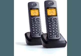 GRUNDIG D1145 Duo Schnurlostelefon mit Anrufbeantworter
