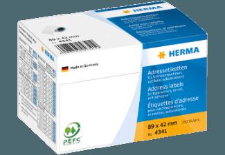 HERMA 4341 Adressetiketten 89x42 mm A4 25 St.