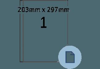 HERMA 8401 Blattetiketten 203x297 mm A4 510 St., HERMA, 8401, Blattetiketten, 203x297, mm, A4, 510, St.