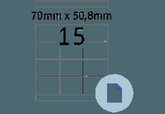 HERMA 8415 Blattetiketten 70x50.8 mm A4 502 St.