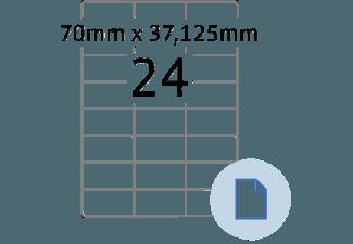 HERMA 8424 Blattetiketten 70x37.1 mm A4 25  St.