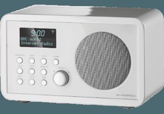 SCANSONIC IN210 Internetradio (FM Tuner, Weiß)