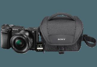 SONY Alpha 6000 Kit Systemkamera 24.7 Megapixel mit Objektiv 16-50 mm, 55-210 mm f/3.5-5.6, f/4.5-6.3,, 7.5 cm Display