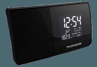 THOMSON CT254 Uhrenradio (UKW, MW, UKW, MW, Schwarz), THOMSON, CT254, Uhrenradio, UKW, MW, UKW, MW, Schwarz,