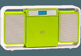 BIGBEN MCD10 Kids Micro-Kompaktanlage (CD, AUX, Radio, Grün/Weiß)
