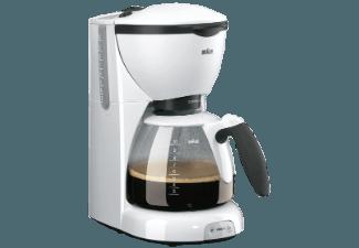 BRAUN CaféHouse PurAroma KF 520/1 Kaffeemaschine Weiß (Glaskanne)