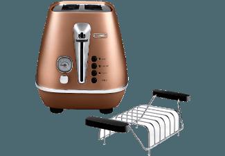 DELONGHI CTI 2103 CP Distinta Toaster Syle Copper (900 Watt, Schlitze: 2)