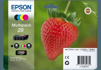 EPSON C13T29864010 Erdbeere Multipack Tintenkartusche Schwarz/Cyan/Magenta/Gelb, EPSON, C13T29864010, Erdbeere, Multipack, Tintenkartusche, Schwarz/Cyan/Magenta/Gelb