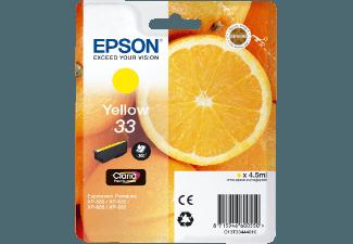 EPSON C13T33444010 Orange Tintenkartusche Gelb, EPSON, C13T33444010, Orange, Tintenkartusche, Gelb