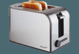 KORONA 21350 Toaster Schwarz/Edelstahl (920 Watt, Schlitze: 2), KORONA, 21350, Toaster, Schwarz/Edelstahl, 920, Watt, Schlitze:, 2,