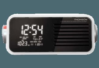 THOMSON CP301T Uhrenradio (UKW Tuner, UKW, MW, Weiß), THOMSON, CP301T, Uhrenradio, UKW, Tuner, UKW, MW, Weiß,