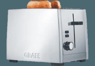 GRAEF TO 80 Toaster Silber (1.01 kW, Schlitze: 2), GRAEF, TO, 80, Toaster, Silber, 1.01, kW, Schlitze:, 2,