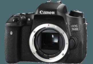 CANON EOS 760D Gehäuse Spiegelreflexkamera 24.2 Megapixel  , 7.7 cm Display   Touchscreen, WLAN