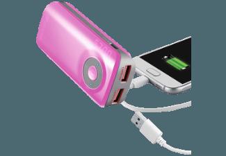 CELLULAR LINE 37125 Free Power Powerbank 5200 mAH Pink, CELLULAR, LINE, 37125, Free, Power, Powerbank, 5200, mAH, Pink