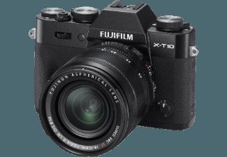 FUJIFILM X-T10 Systemkamera 16.3 Megapixel mit Objektiv 18-55 mm f/2.8-4, 7.62 cm Display  , WLAN