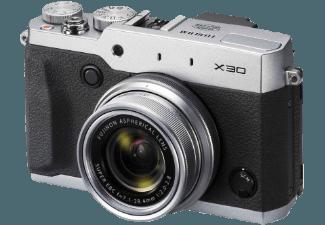 FUJIFILM X30  Silber (12 Megapixel, 4x opt. Zoom, 7.62 cm Farb-LCD), FUJIFILM, X30, Silber, 12, Megapixel, 4x, opt., Zoom, 7.62, cm, Farb-LCD,