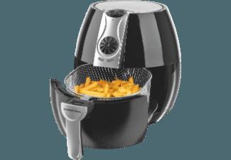 GOURMETMAXX 6423 Fritteuse Schwarz/Silber (2.3 Liter kg, 1500 Watt)