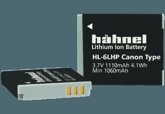 HÄHNEL HL-6LHP Akku für Canon (Li-Ion, 3.7 Volt, 1100 mAh)