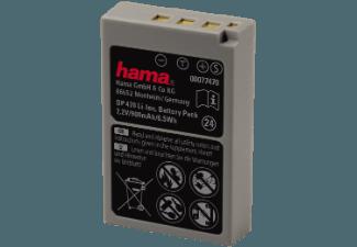 HAMA 077470 Akku für Olympus ( 7.2 Volt, 900 mAh), HAMA, 077470, Akku, Olympus, , 7.2, Volt, 900, mAh,