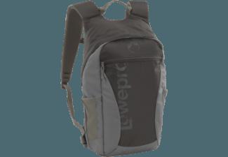 LOWEPRO LP36431 Rucksack für DSLR mit angesetztem Objektiv (18-55 mm), Systemkameras mit angesetztem Objektiv, GoPro Kamera (Farbe: Grau)