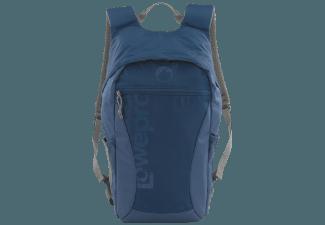 LOWEPRO LP36432 Rucksack für DSLR mit angesetztem Objektiv (18-55 mm), Systemkameras mit angesetztem Objektiv, GoPro Kamera (Farbe: Blau)