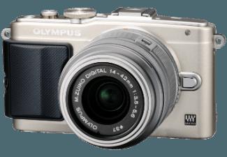 OLYMPUS E-PL6 Systemkamera 16.1 Megapixel mit Objektiv 14-42 mm f/3.5-5.6, 7.6 cm Display   Touchscreen