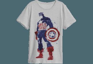 Captain America Hero T-Shirt grau Größe M, Captain, America, Hero, T-Shirt, grau, Größe, M