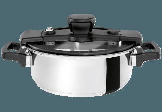 COOKVISION BY B/R/K 506502100 Sizzle Topf inkl. Deckel (18/10 Edelstahl, Silikon), COOKVISION, BY, B/R/K, 506502100, Sizzle, Topf, inkl., Deckel, 18/10, Edelstahl, Silikon,