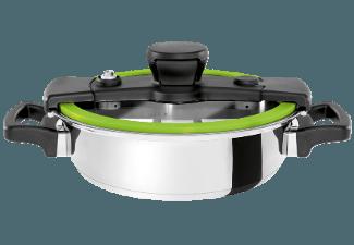 COOKVISION BY B/R/K 506511100 Sizzle Topf inkl. Deckel (18/10 Edelstahl, Silikon), COOKVISION, BY, B/R/K, 506511100, Sizzle, Topf, inkl., Deckel, 18/10, Edelstahl, Silikon,