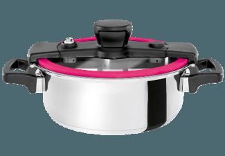 COOKVISION BY B/R/K 506522100 Sizzle Topf inkl. Deckel (18/10 Edelstahl, Silikon), COOKVISION, BY, B/R/K, 506522100, Sizzle, Topf, inkl., Deckel, 18/10, Edelstahl, Silikon,
