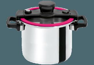 COOKVISION BY B/R/K 506528100 Sizzle Topf inkl. Deckel (18/10 Edelstahl, Silikon), COOKVISION, BY, B/R/K, 506528100, Sizzle, Topf, inkl., Deckel, 18/10, Edelstahl, Silikon,
