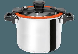 COOKVISION BY B/R/K 506534100 Sizzle Topf inkl. Deckel (18/10 Edelstahl, Silikon), COOKVISION, BY, B/R/K, 506534100, Sizzle, Topf, inkl., Deckel, 18/10, Edelstahl, Silikon,