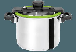 COOKVISION BY B/R/K 506544100 Sizzle Topf inkl. Deckel (18/10 Edelstahl, Silikon), COOKVISION, BY, B/R/K, 506544100, Sizzle, Topf, inkl., Deckel, 18/10, Edelstahl, Silikon,