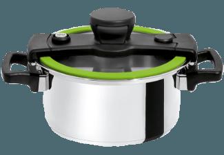 COOKVISION BY B/R/K 506546100 Sizzle Topf inkl. Deckel (18/10 Edelstahl, Silikon), COOKVISION, BY, B/R/K, 506546100, Sizzle, Topf, inkl., Deckel, 18/10, Edelstahl, Silikon,