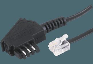 HAMA 044820 Telefonkabel - TAE-F-Stecker - Modular-Stecker 6p4c 3000 mm