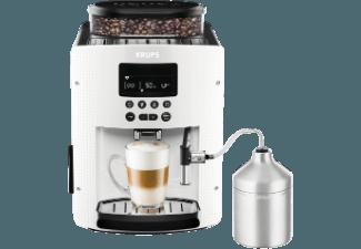 KRUPS EA 8161 Kaffeevollautomat (Metall-Kegelmahlwerk, 1.8 Liter, Weiß), KRUPS, EA, 8161, Kaffeevollautomat, Metall-Kegelmahlwerk, 1.8, Liter, Weiß,