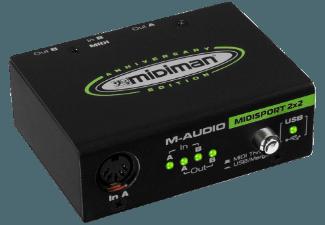 M-AUDIO MidiSport 2x2 Anniversary Edition, M-AUDIO, MidiSport, 2x2, Anniversary, Edition