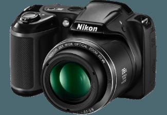 NIKON COOLPIX L340  Schwarz (20.2 Megapixel, 28x opt. Zoom, 7.5 cm TFT)