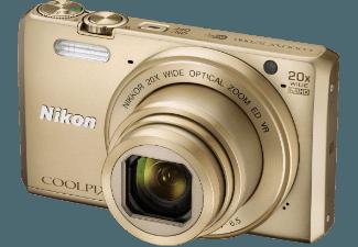 NIKON COOLPIX S7000  Gold (16 Megapixel, 20x opt. Zoom, 7.5 cm TFT-LCD, WLAN)