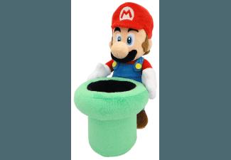 Nintendo Plüschfigur Mario mit Röhre (25cm), Nintendo, Plüschfigur, Mario, Röhre, 25cm,