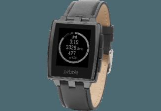 PEBBLE Steel Smart Watch schwarz matt (Smart Watch), PEBBLE, Steel, Smart, Watch, schwarz, matt, Smart, Watch,