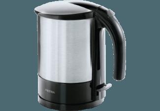 PETRA WK 288.07 Wasserkocher Schwarz/Silber (1800 Watt, 1.7 Liter), PETRA, WK, 288.07, Wasserkocher, Schwarz/Silber, 1800, Watt, 1.7, Liter,