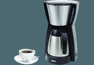 PRINCESS 242239 Grand Cafe Belluno Filterkaffeemaschine Silber/Schwarz (Thermokanne)