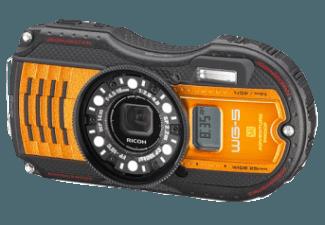 RICOH WG-5 GPS  Orange (16 Megapixel, 4x opt. Zoom, 7.6 cm Farbmonitor), RICOH, WG-5, GPS, Orange, 16, Megapixel, 4x, opt., Zoom, 7.6, cm, Farbmonitor,