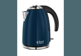 RUSSELL HOBBS 18947-70 Royal Blue Wasserkocher Blau (2200 Watt, 1.7 Liter)