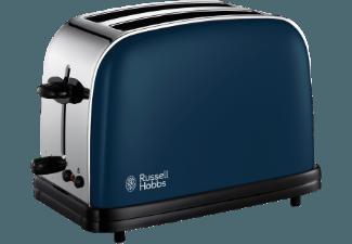 RUSSELL HOBBS 18956-56 COLOURS Toaster Blau (1.1 kW, Schlitze: 2 extra breite Toastschlitze), RUSSELL, HOBBS, 18956-56, COLOURS, Toaster, Blau, 1.1, kW, Schlitze:, 2, extra, breite, Toastschlitze,