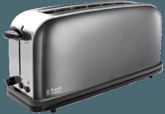 RUSSELL HOBBS 21392-56 COLOURS Toaster Grau/Edelstahl/Schwarz (1.1 kW, Schlitze: 1 Extra breiter Toastschlitz), RUSSELL, HOBBS, 21392-56, COLOURS, Toaster, Grau/Edelstahl/Schwarz, 1.1, kW, Schlitze:, 1, Extra, breiter, Toastschlitz,