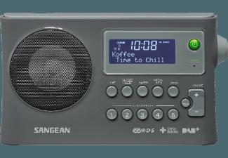 SANGEAN DPR-16  (Digital, UKW, DAB, DAB , Grau)